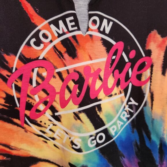 Women's 3x(Fits like 1X) Plus Size Barbie Short sleeve T-Shirt Keyhole Neckline - Picture 2 of 4